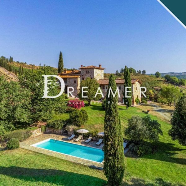 Typical Tuscan Villa from the 1200s with Swimming Pool in the hills of Chianti Senese, Tuscany-1_265080