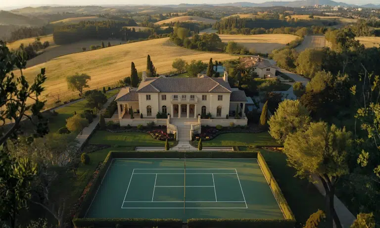 Luxury Villas with Tennis Courts: How They Boost Property Value