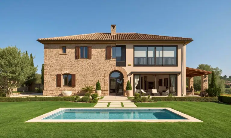 rustic homes vs modern villas in tuscany italy